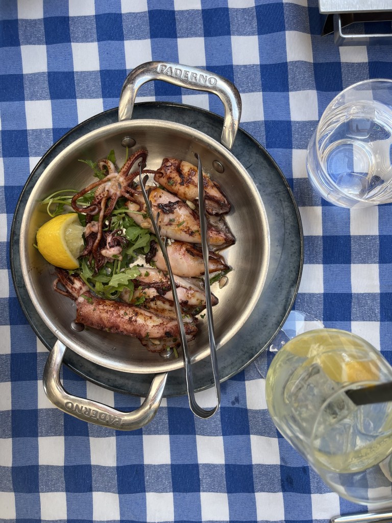 Poulpes grillés