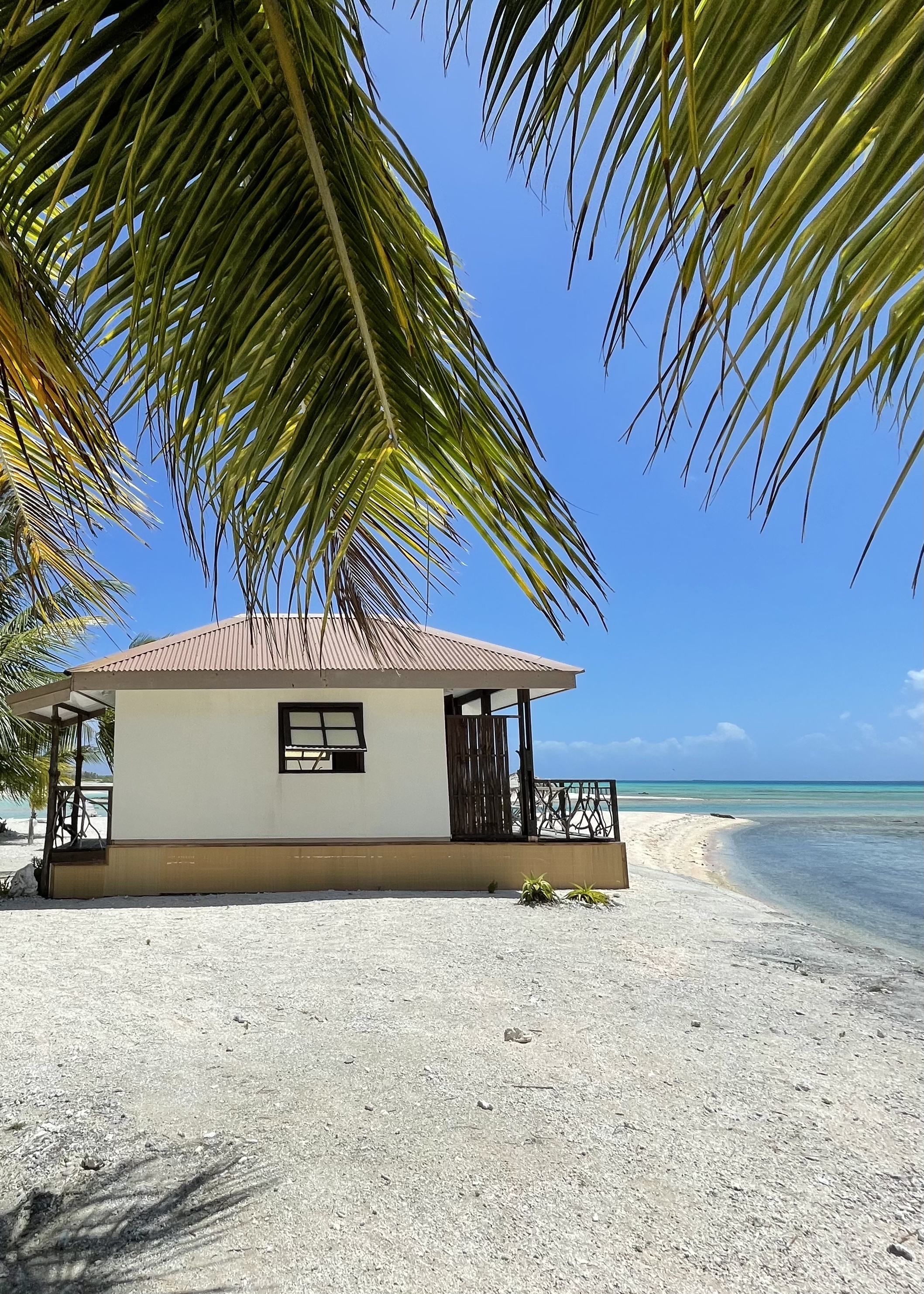 Bungalow sur une plage isolée