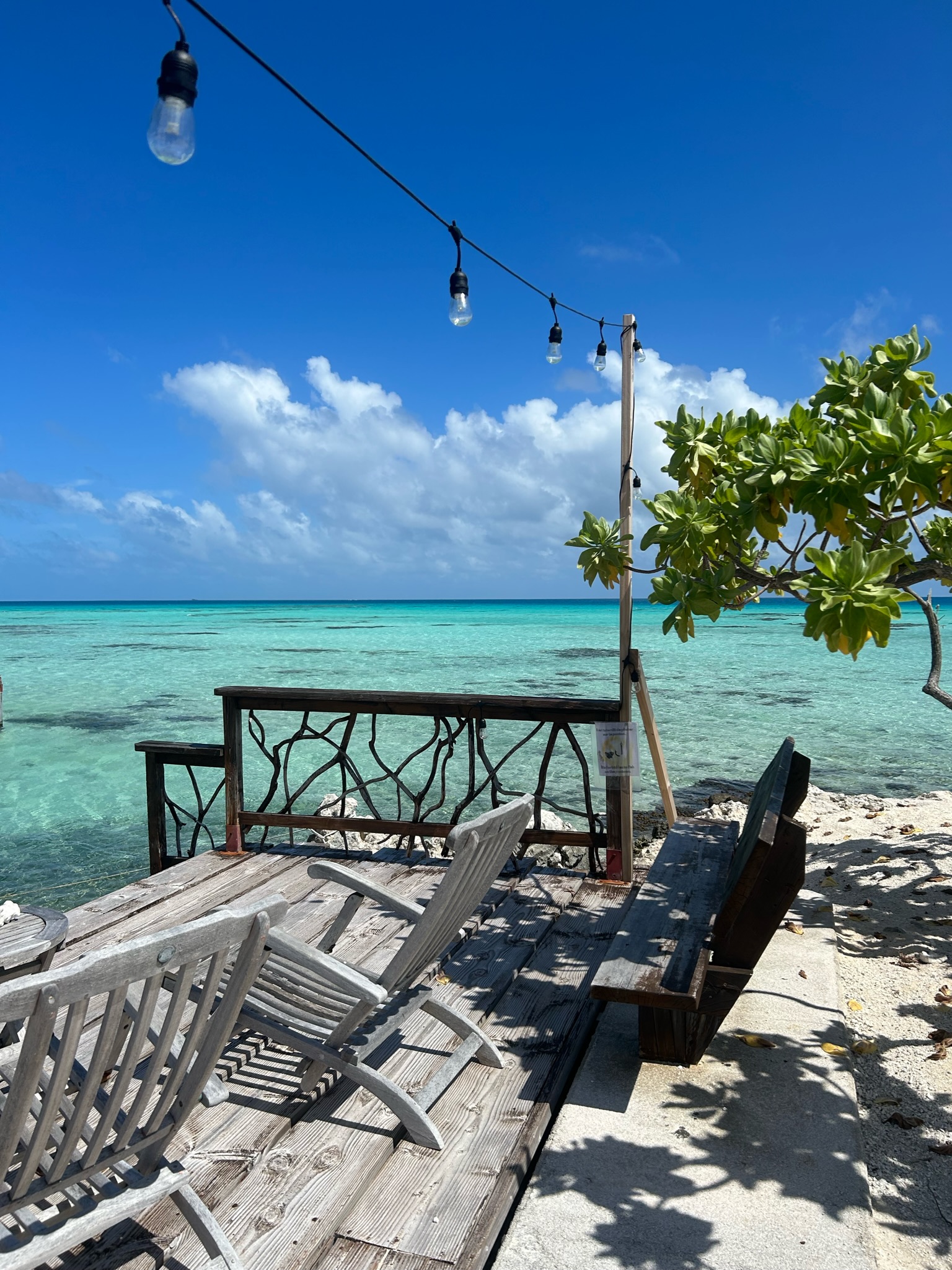 Terrasse sur pilotis